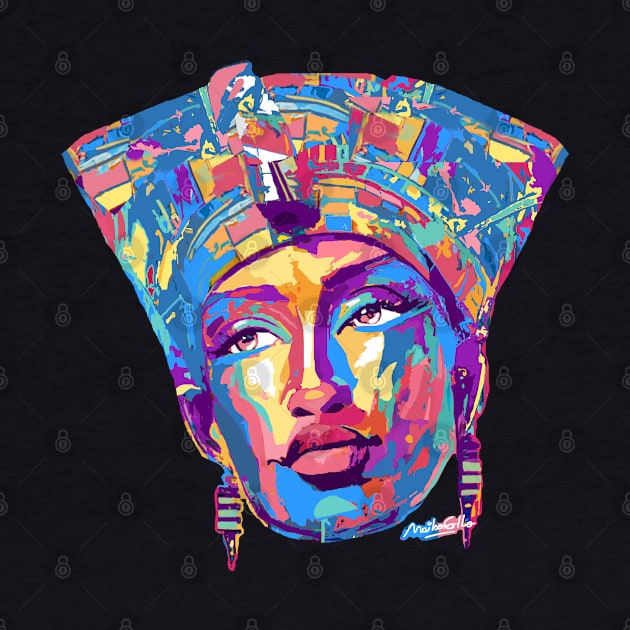 Nefertiti Portrait by mailsoncello